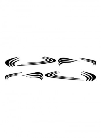 Two side RV Stripes Graphics Decals Car Stickers