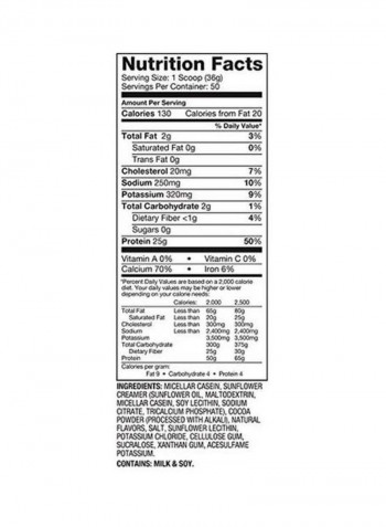 Elite Casein Protein Supplement - Rich Chocolate