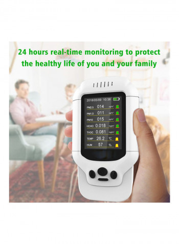 Multi-Functional Air Quality Analyser Tester Multicolor 16.5cm