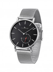 Men's Waterproof Stainless Steel Double-Dial Analog Watch NNSB03707719