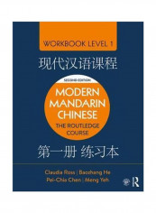 Modern Mandarin Chinese : The Routledge Course Workbook Level 1 Paperback