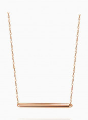 Bar Necklace Minimalism Line Necklace Horizontal Bar Necklace
