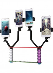 Folding Tripod With 4-Holder Clip Multicolor reviews Folding Tripod With 4-Holder Clip Multicolor