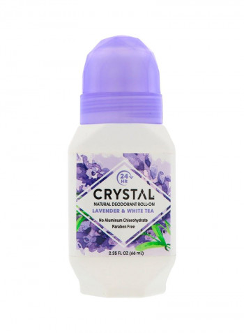 Pack Of 9 Lavendar And White Tea Mineral Deodorant Roll-On 2.25ounce