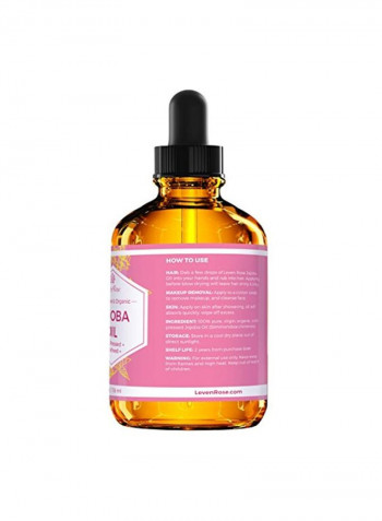 Pure And Organic Jojoba Oil 4ounce