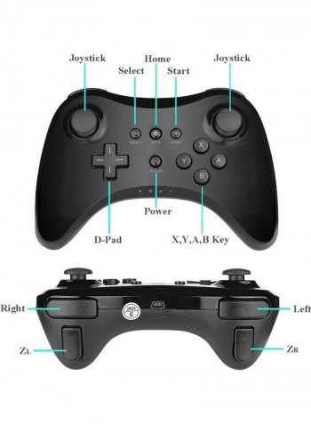 Wireless Classic Pro Controller Joystick Gamepad For Nintend wii U Pro