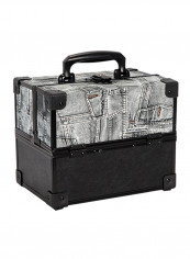 Fashion Large Capacity Cosmetic Bag Black/Grey reviews Fashion Large Capacity Cosmetic Bag Black/Grey