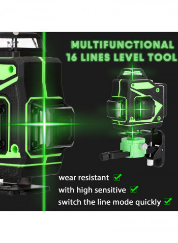 Multifunctional 16 Lines Laser Level Tool Multicolour