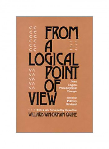 From A Logical Point Of View Paperback