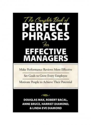 The Complete Book Of Perfect Phrases Book For Effective Managers Hardcover