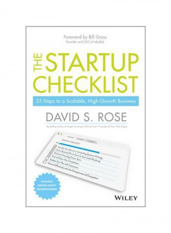 The Startup Checklist : 25 Steps To A Scalable, High-growth Business Hardcover English by David S. Rose - 25/Apr/16