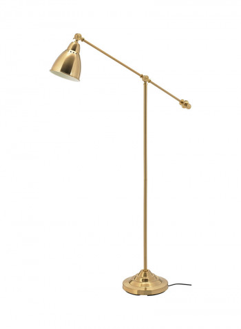Barometer Reading Floor Lamp Brass