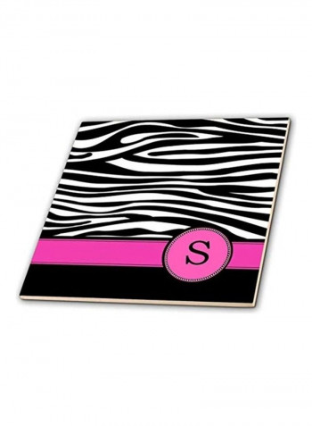 Ceramic Tile Black/White 12 x 12inch