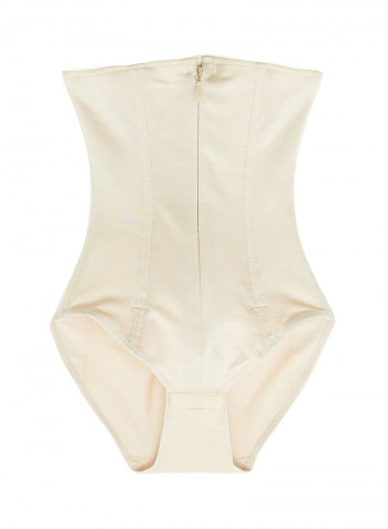 Extra Firm Control Shapewear أوف وايت