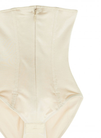 Extra Firm Control Shapewear أوف وايت
