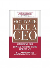Motivate Like A CEO: Communicate Your Strategic Vision And Inspire People To Act! Hardcover