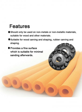 Multi-Functional Wood Carving Disc Black