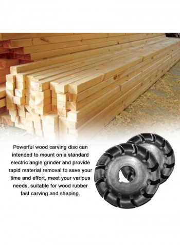 Multi-Functional Wood Carving Disc Black