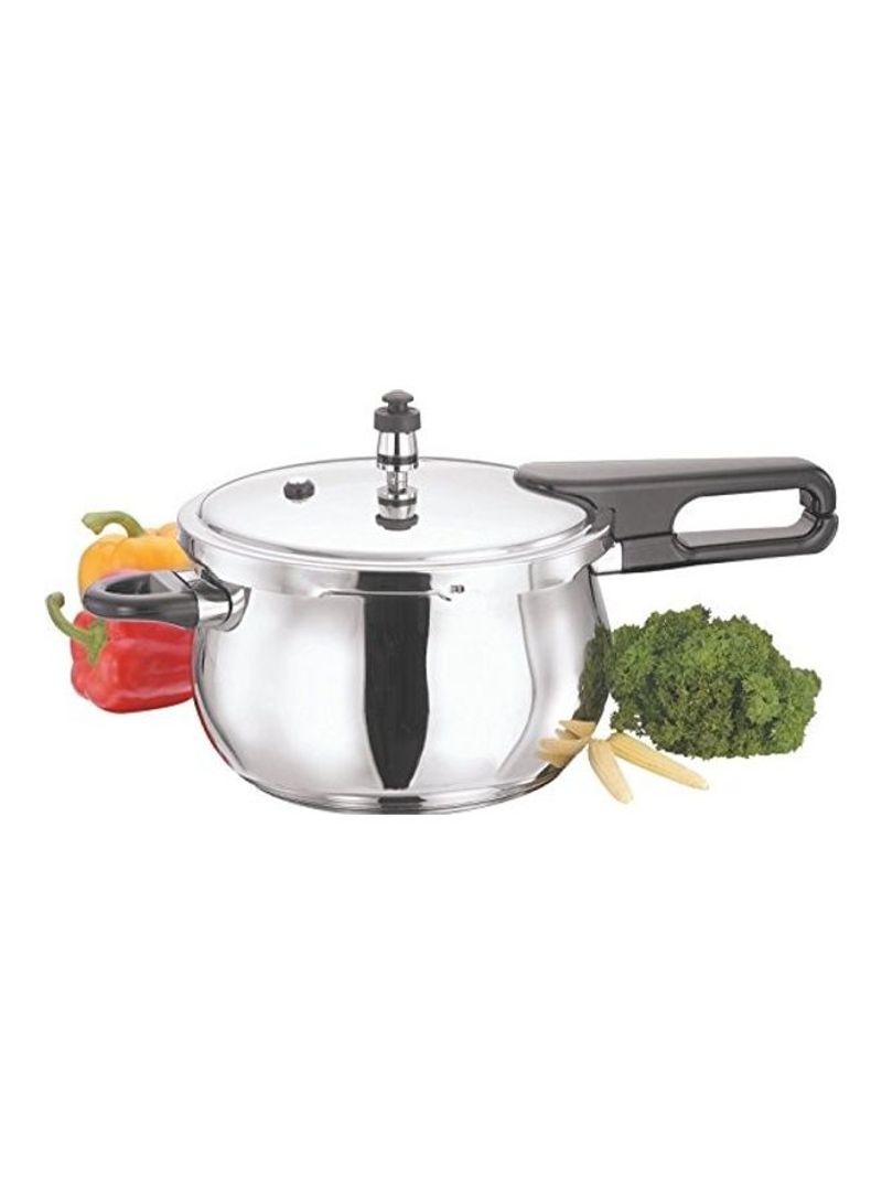 Stainless Steel Pressure Cooker Silver 3.5L