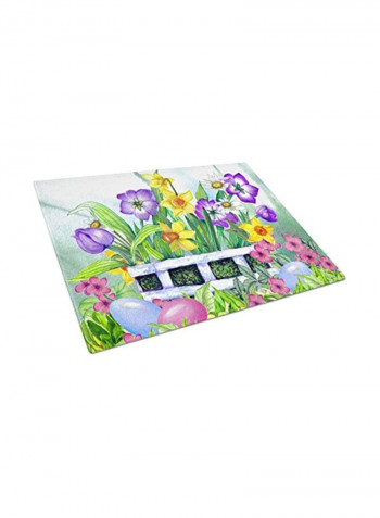 Printed Cutting Board Violet/Yellow/Green 12x16inch