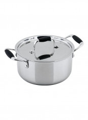 Stanton Stainless Steel Casserole With Lid Silver 20cm