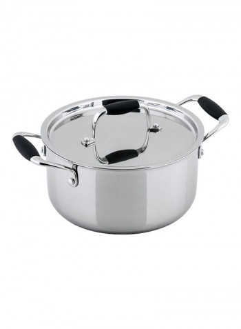 Stanton Stainless Steel Casserole With Lid Silver 20cm