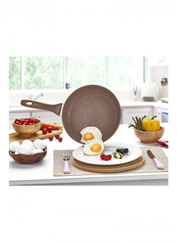 Granite Frying Pan Brown 30cm