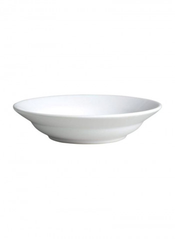 Pack Of 4 Fun Factory II Soup Plate Set White 8.5inch