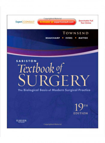 Sabiston Textbook of Surgery Hardcover 19