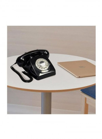 Push Button Landline Phone Black