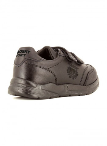 Boys Leather Training Shoes Black