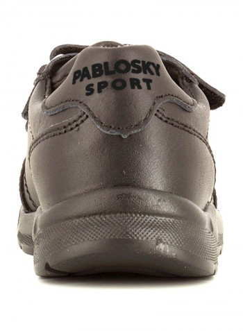 Boys Leather Training Shoes Black