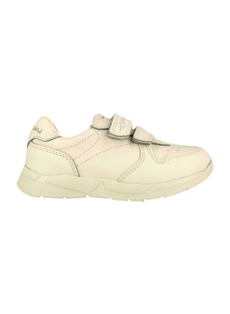 Kids Leather Training Shoes White