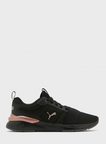 Solid Rose Plus Trainer Shoes Black