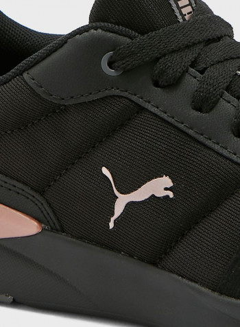 Solid Rose Plus Trainer Shoes Black