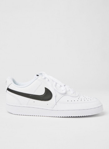 Women's Calzado Court Vision Low Top Sneakers White/Black