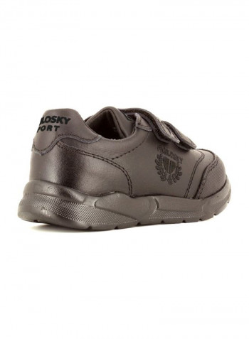 Boys Leather Training Shoes Black