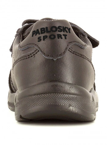 Boys Leather Training Shoes Black