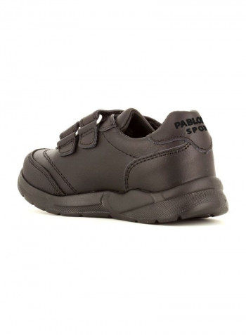 Boys Leather Training Shoes Black