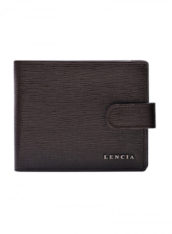 Casual Leather Wallet Brown