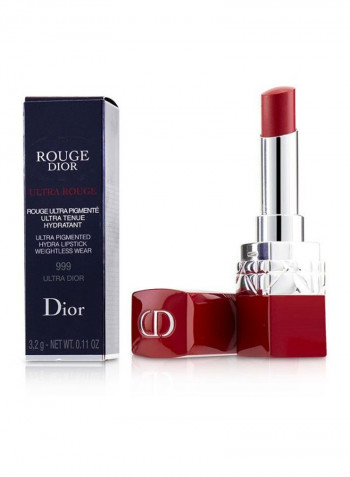 Rouge Dior Ultra Rouge Matte Lipstick 999 Ultra Dior
