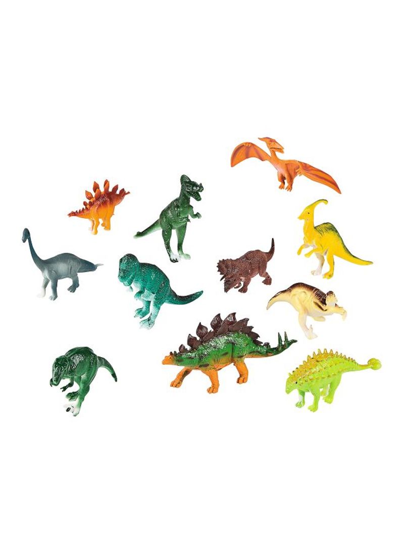 Pack Of 12 Large Dinosaur Figure 6inch