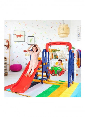 3-In-1 Outdoor Play Structure 160x125x160cm