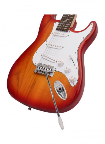 ST Electric Guitar Basswood Body Rosewood Fingerboard with Gig Bag Picks Strap