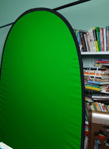 2-In-1 Collapsible Muslin Background Reflector 1.5x2meter Blue/Green