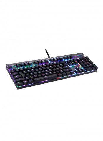 USB Wired RGB Backlit Gaming Keyboard 43 x 14 x 3centimeter Multicolour