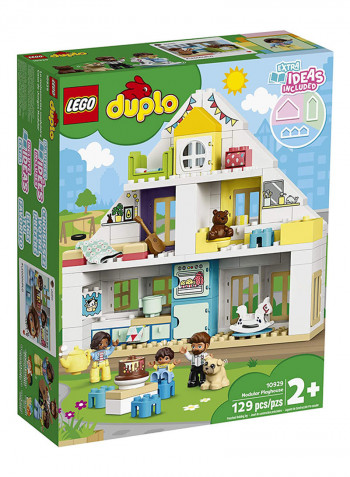 129-Piece Duplo Town Modular Playhouse Building Set 10929 14.88x18.9x5.51inch 14.88x18.9x5.51inch