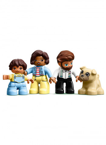 129-Piece Duplo Town Modular Playhouse Building Set 10929 14.88x18.9x5.51inch 14.88x18.9x5.51inch