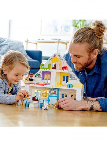 129-Piece Duplo Town Modular Playhouse Building Set 10929 14.88x18.9x5.51inch 14.88x18.9x5.51inch