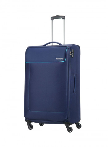 Jamaica Soft Large Luggage Trolley Bag Navy
